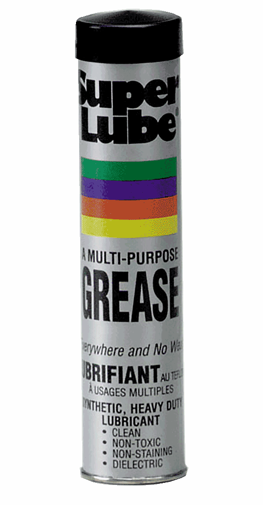 Super Lube 21036 Synthetic Grease (NLGI 2), 3 oz Cartridge